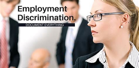 Employment Discrimination Law Document Everything Employment