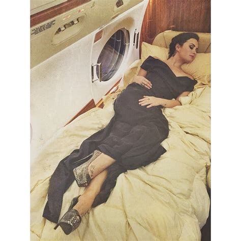 demi lovato took a nap in high heels and a gown