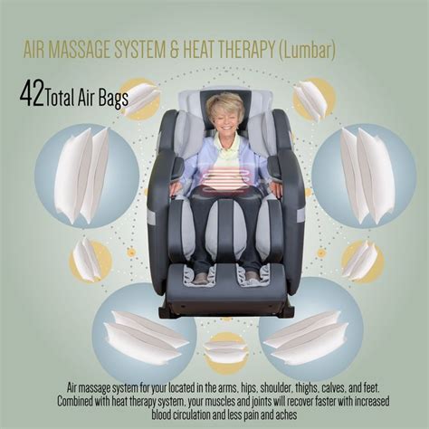 relaxonchair full body zero gravity shiatsu massage chair with builtin