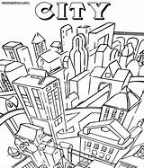 City Coloring Pages City3 sketch template
