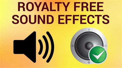 find royalty  sound effects youtube