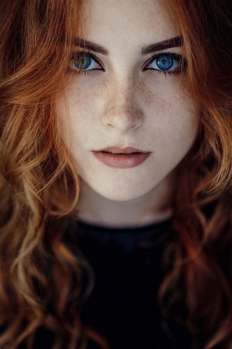 photography ~ faces freckles ragazze capelli rossi acconciature rosse e occhi stupendi