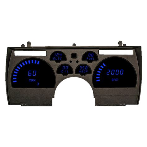intellitronix dpb direct fit led digital gauge panel blue