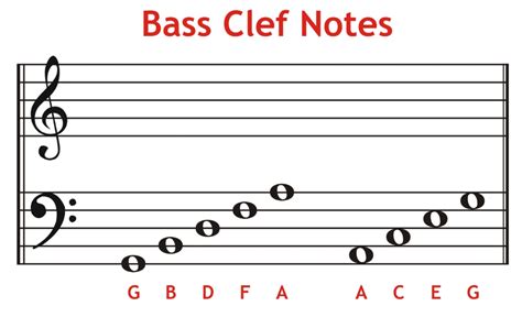 bass clef notes  education