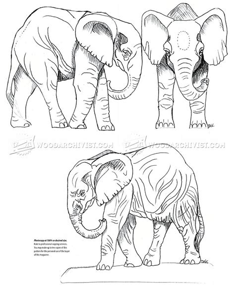 african elephant carving woodarchivist