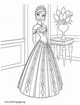 Coloring Princess Anna Frozen Arendelle Disney Pages Colouring Printable Color Elsa Movie Print Gif sketch template