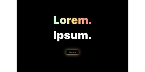 animated gradient text and button banner figma community