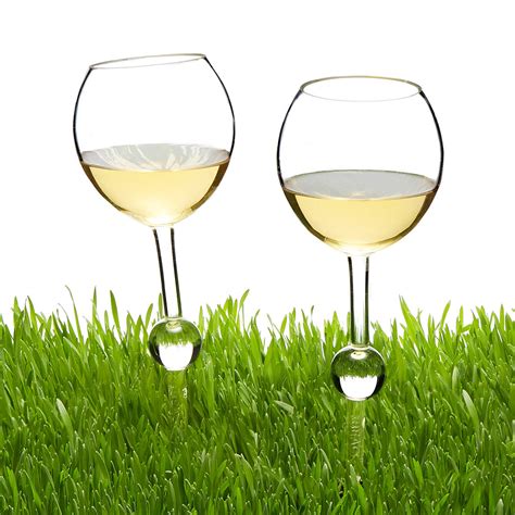 Staked Outdoor Wine Glasses The Green Head