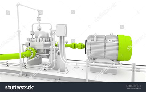 isolated industrial engine power generator design stock illustration  shutterstock