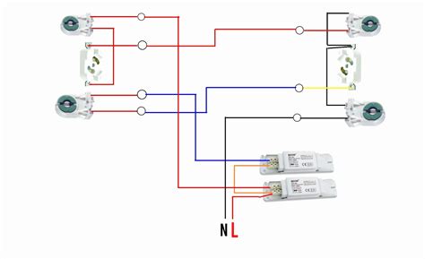fluorescent tube circuit diagram