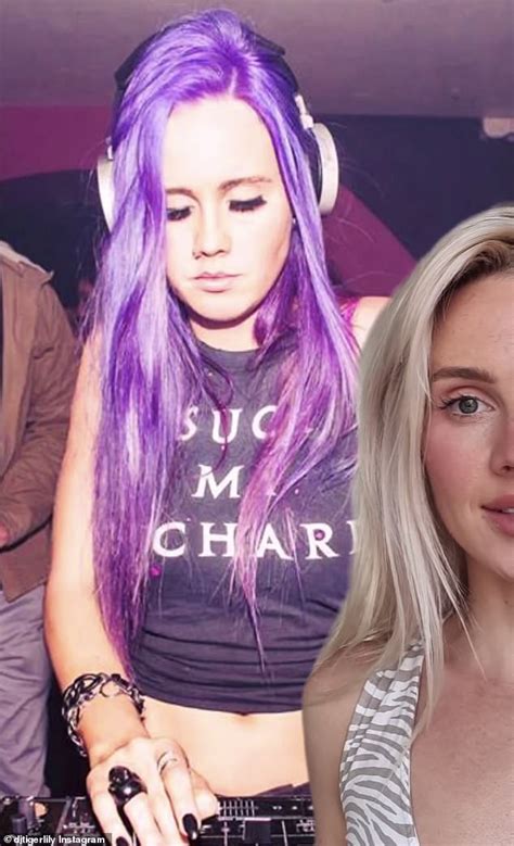 Australian Dj Tigerlily 28 Is Left Horrified By Her Old Stage Outfits