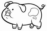 Colorear Waddles Piglets Pigs sketch template