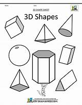 Shapes 3d Geometric Drawing Shape Kids Dimensional Clipart Printable Worksheets Coloring Draw Pages Three Simple Drawings Preschoolers 2d Sheets Math sketch template