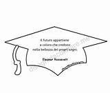 Laurea Stampare Tocco Disegnidacolorare sketch template