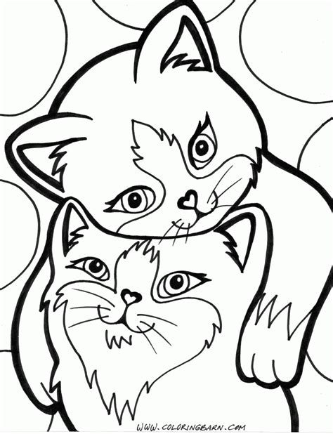 printable coloring pages   cat  wallpaper