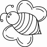 Bee Coloring Bumble Pages Cartoon Bumblebee Bees Printable Queen Cute Fat Print Color Beehive Drawing Kids Clip Clipart Getcolorings Honey sketch template