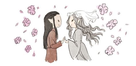 Givenclarity Elrond And Celebrian’s Cute Wedding ﾉ ヮ ﾉ ･ﾟ Feat One