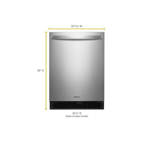 24 Inch Wide Undercounter Refrigerator 5 1 Cu Ft By