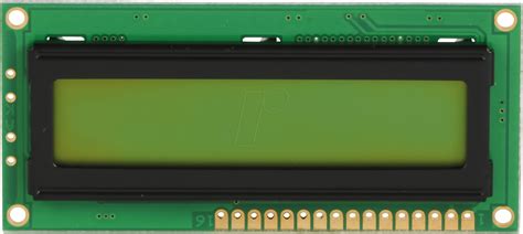 lcd pm    lcd module  hmm ye gn  reichelt elektronik