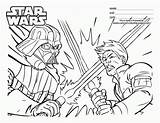 Vader Darth Ausmalbilder Clone Genial Fight Skywalker Colorier Starwars Lightsaber Getdrawings Sith Fois Imprimé sketch template