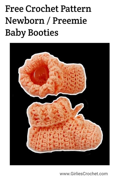 crochet baby booties  pattern crochet baby socks preemie crochet