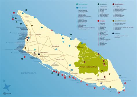 large travel map  aruba aruba north america mapsland maps   world