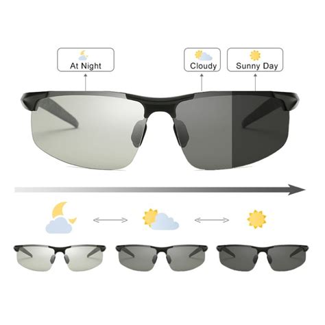 Photochromic Sunglasses Men Polarized Uv400 Sunglass Man Sun Glasses