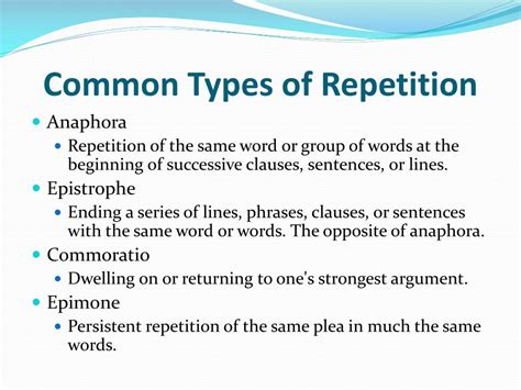 repetition powerpoint    id