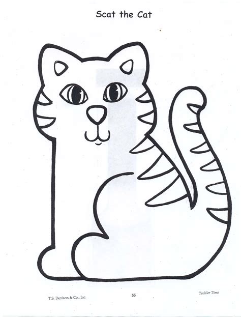 cat template clipartsco