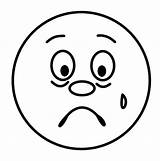 Sad Face Clip Clipartix Clipart sketch template