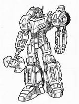 Coloring Optimus Prime Pages Comments sketch template