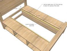 woodwork storage bed building plans  plans