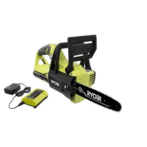 Ryobi 40v 10 Inch Cordless Battery Chainsaw With 2 0 Ah Battery