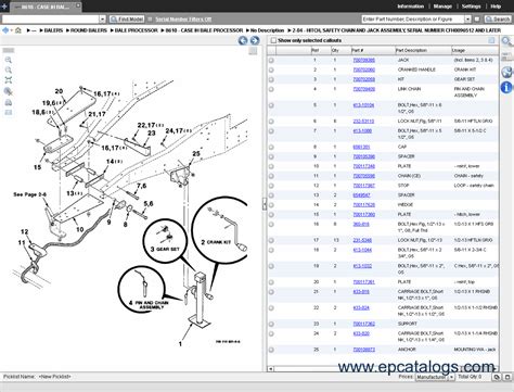 case ih ag europe net  spare parts catalog