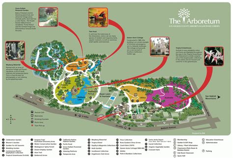 overview   grounds view  arboretum visitor map