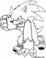 Hedgehog Werehog Werewolf Coloringhome Unleashed Páginas sketch template