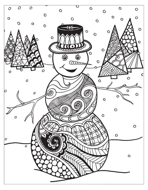 winter wonderland printable coloring pages book  kids