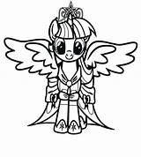 Twilight Sparkle Coloring Princess Pages Pony Little Color Printable Getcolorings sketch template