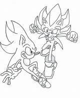 Sonic Coloring Pages Friends Shadow Vs Super Color Printable Comic Getdrawings Print Getcolorings Template sketch template
