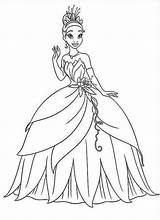 Tiana Princesa Princesas Coloringtop Pascoa sketch template