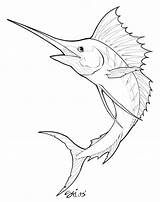 Marlin Swordfish Pez Espada Sailfish Peces Dibujos Peixe Artwork Coloringbay Escultura Tuna Sharpie Favourites Gemerkt sketch template