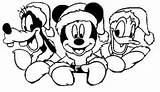 Coloring Christmas Mickey Pages Disney Mouse Printable Kids Minnie Donald Goofy Color Santa Printables Bestcoloringpagesforkids Honey Cartoon Sheets Duck Print sketch template