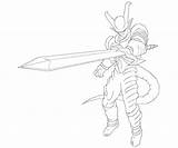 Janemba Weapon sketch template