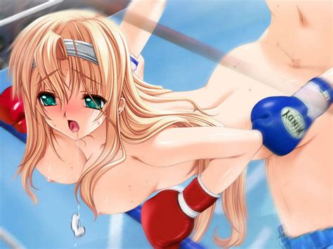 rule 34 arena ass blonde hair blush boxing boxing gloves