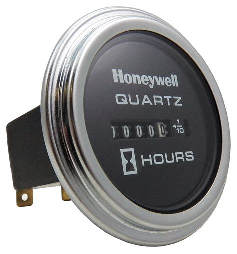 hour meter electromechanical hourstenths display units number  digits   grainger
