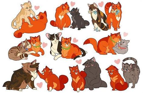 love interests i love that they added cinderpelt warriorcats