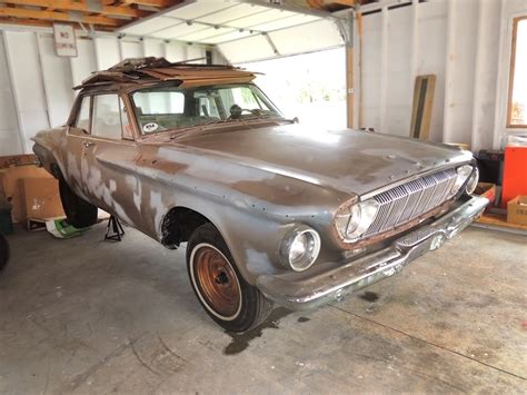 rust california car  dodge dart  barn finds