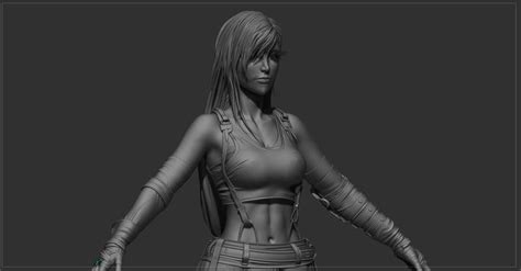 ffvii tifa reimagining character production guide character modeling