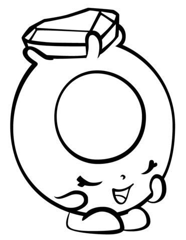 ring  rosie  hearts shopkin malarbok shopkins colouring pages