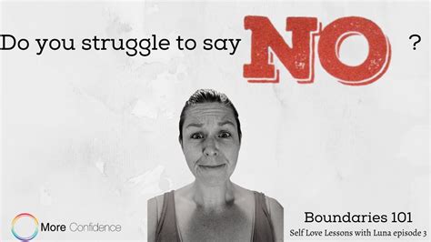 Learning To Say No Boundaries 101 Youtube
